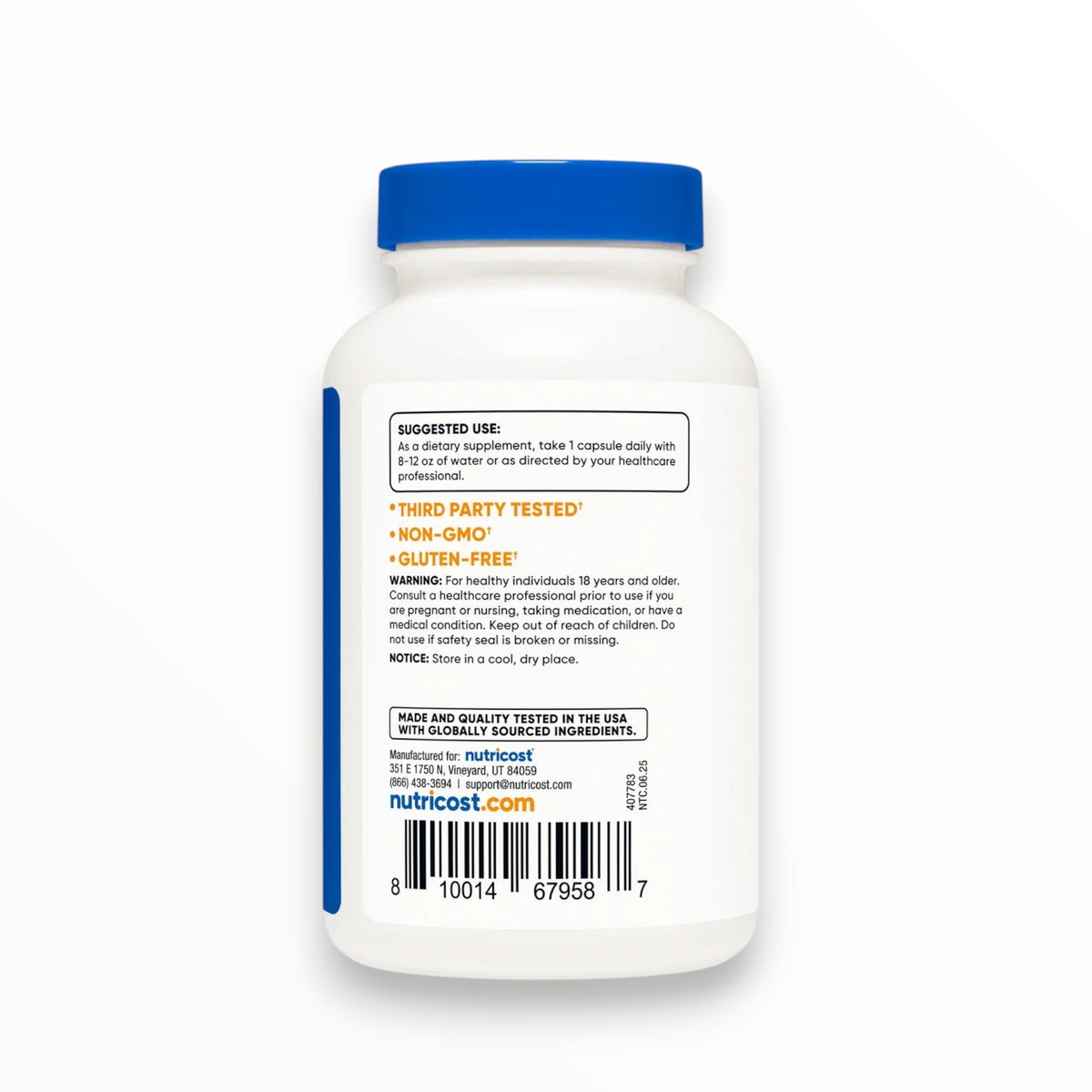 Nutricost Yohimbine HCL 5mg – 240 Capsules | Energy & Fat Loss Support