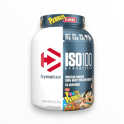 Dymatize ISO100 Hydrolyzed Whey Protein – Cocoa Pebbles Flavor 3 lb (42 Servings) | Egypt