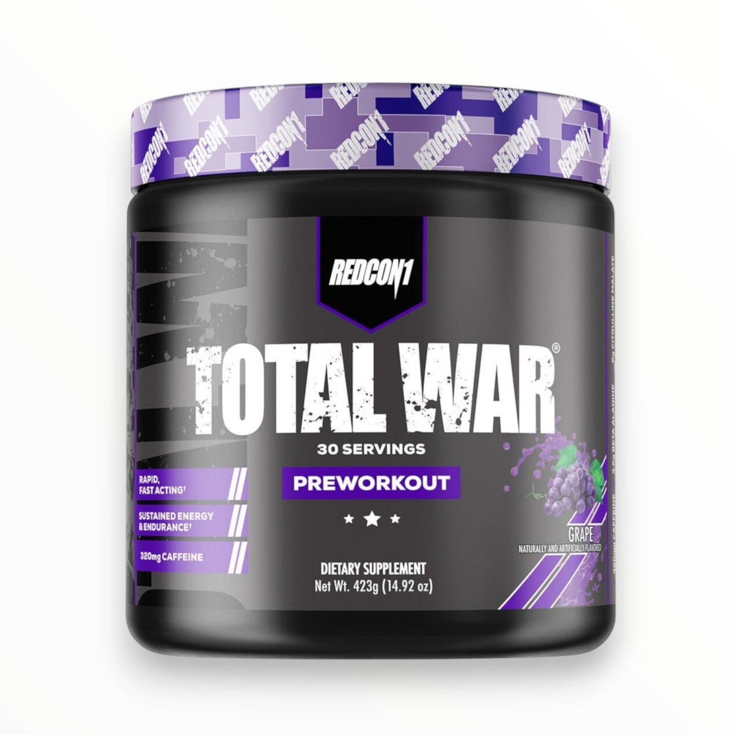 Redcon1 Total War Pre-Workout 447g (30 Servings) | Extreme Energy, Focus & Performance Booster|In Power Fit Supplements Egypt