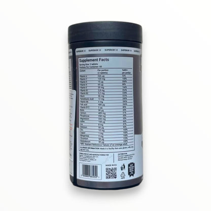 Superior 14 Multi Vitamin | Essential Vitamins & Minerals Complex | 13 Vitamins + 10 Minerals | 120 Tablets