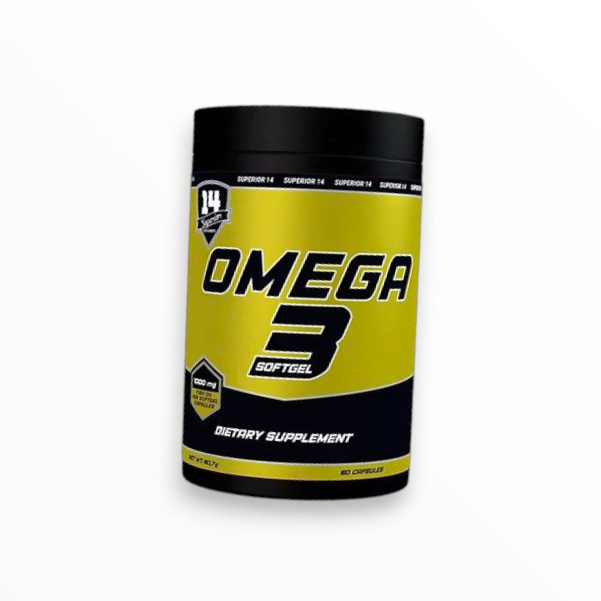 Superior 14 Omega 3 Fish Oil | 1000mg Fish Oil | EPA & DHA | 60 Softgels