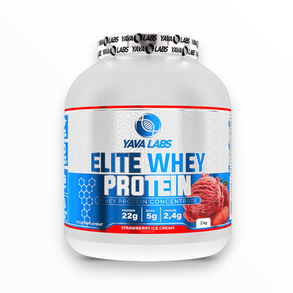 Yava Labs Elite Whey Protein 2kg (66 Servings) | Premium Whey for Muscle Growth & Fast Recovery|In Power Fit Supplements Egypt