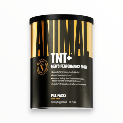 Animal TNT+ Men's Performance Boost – 30 Pill Packs | Daily Performance & Vitality Support