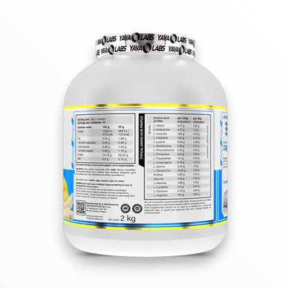 Yava Labs Elite Whey Protein 2kg (66 Servings) | Premium Whey for Muscle Growth & Fast Recovery|In Power Fit Supplements Egypt