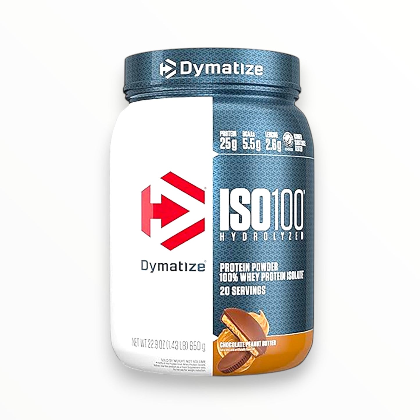 Dymatize ISO100 650g (20 Servings) | Hydrolyzed Whey Isolate for Lean Muscle & Fast Recovery|In Power Fit Supplements Egypt